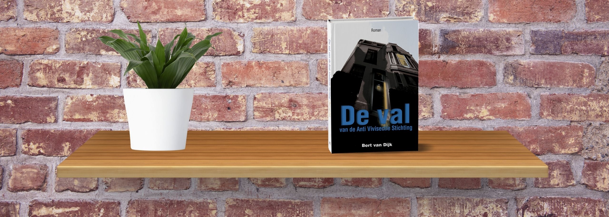 Debuutroman Bert van Dijk 'Val van de Anti Vivisectie Stiching'