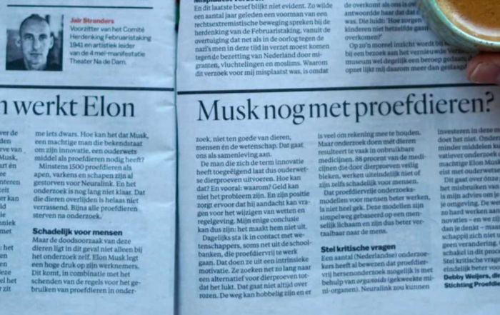 Elon Musk opinieartikel Debby Weijers Parool