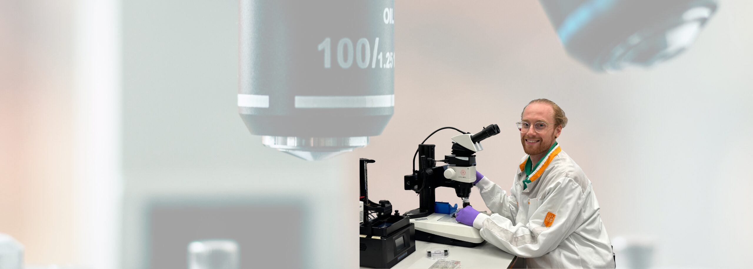 Nils Bessler in het lab