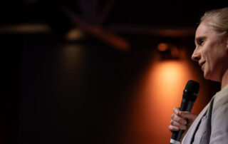 Debby Weijers spreekt op het Proefdiervrij Event