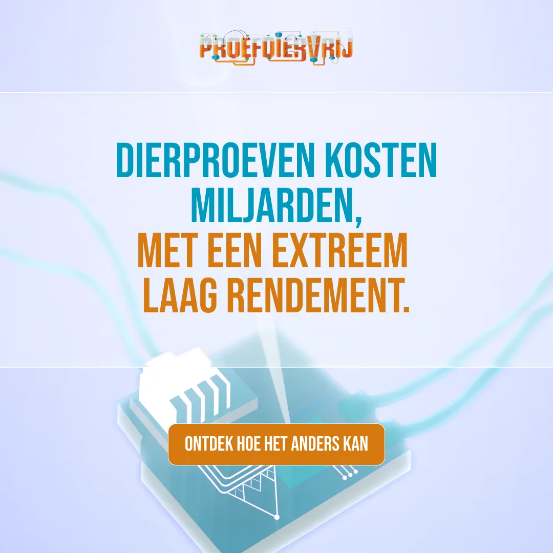 Sommige gewoontes zijn zo vanzelfsprekend dat ze zelden opnieuw worden bevraagd of doorgerekend. Dierproeven zijn er één van. Maar de wetenschap staat op een kantelpunt. Moderne technologie maakt onderzoek nauwkeuriger én humaner voor dier en mens. Het is tijd voor meer menselijkheid. 🐇 Ontdek waarom de toekomst proefdiervrij is.