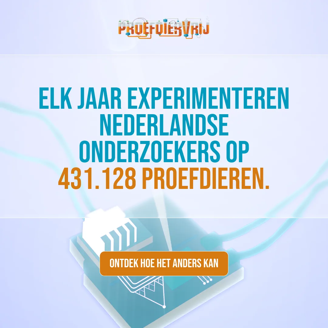 Sommige gewoontes zijn zo vanzelfsprekend dat ze zelden opnieuw worden bevraagd of doorgerekend. Dierproeven zijn er één van. Maar de wetenschap staat op een kantelpunt. Moderne technologie maakt onderzoek nauwkeuriger én humaner voor dier en mens. Het is tijd voor meer menselijkheid. 🐇 Ontdek waarom de toekomst proefdiervrij is.