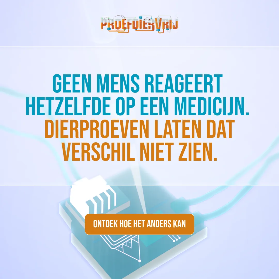 Sommige gewoontes zijn zo vanzelfsprekend dat ze zelden opnieuw worden bevraagd of doorgerekend. Dierproeven zijn er één van. Maar de wetenschap staat op een kantelpunt. Moderne technologie maakt onderzoek nauwkeuriger én humaner voor dier en mens. Het is tijd voor meer menselijkheid. 🐇 Ontdek waarom de toekomst proefdiervrij is.