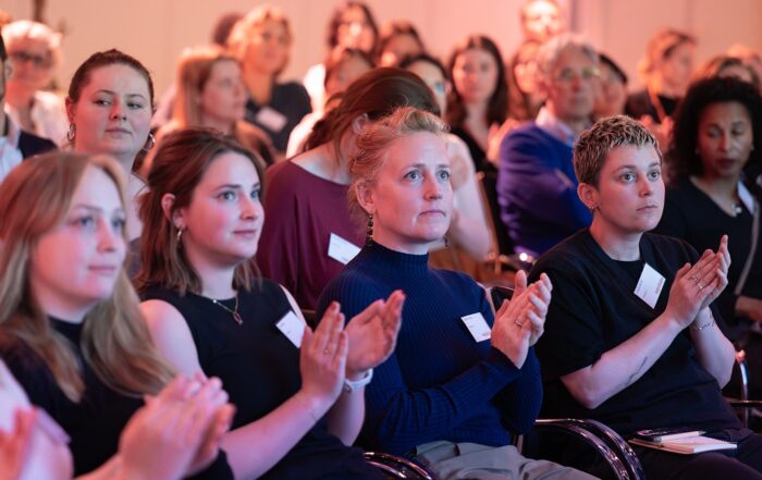 de zaal op het proefdiervrij event