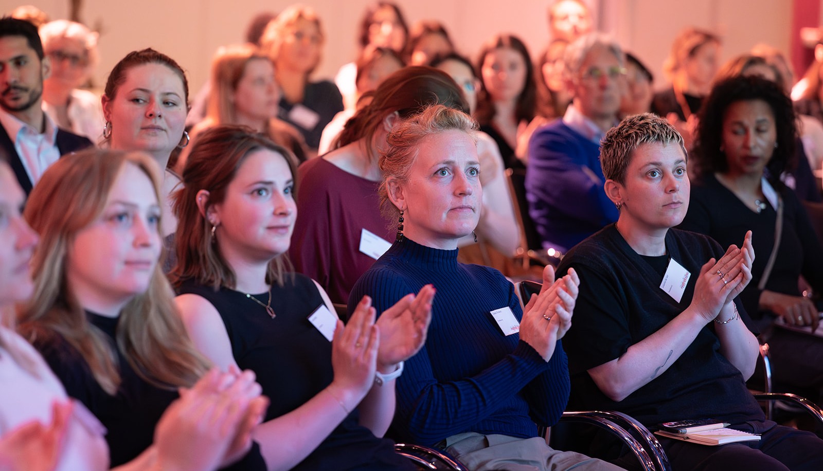 de zaal op het proefdiervrij event