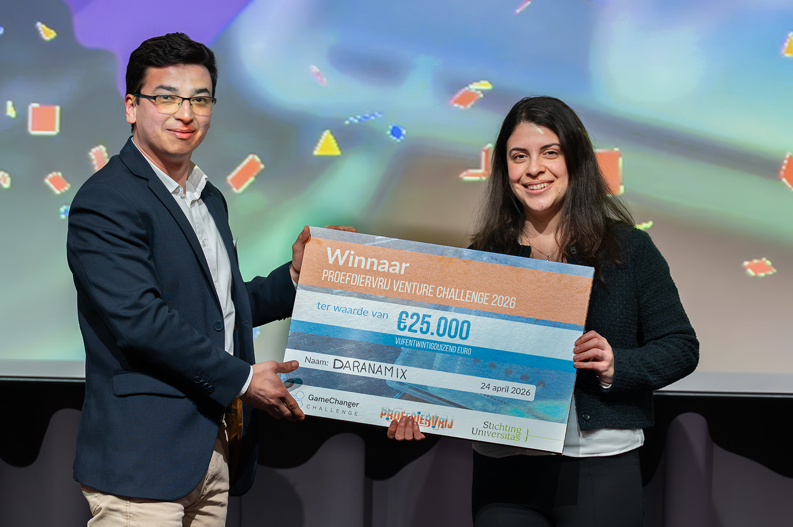 Daranamix winnaars Proefdiervrij Venture Challenge 2026