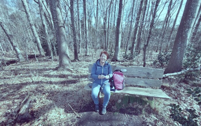 sonja tepper in het bos