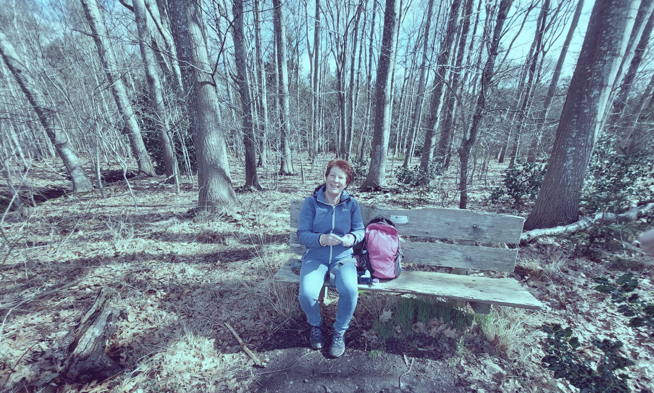 sonja tepper in het bos